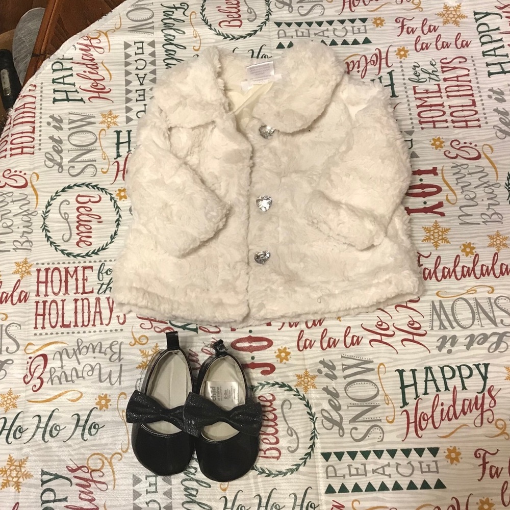 Baby Girls Jacket & Shoes